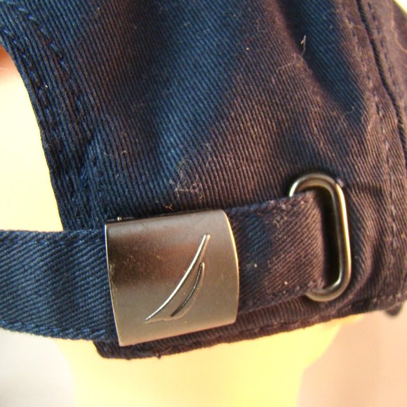 Nautica Hat Navy Blue Relaxed Fit Adjustable Cap Mens Women Unisex - Picture 6 of 9